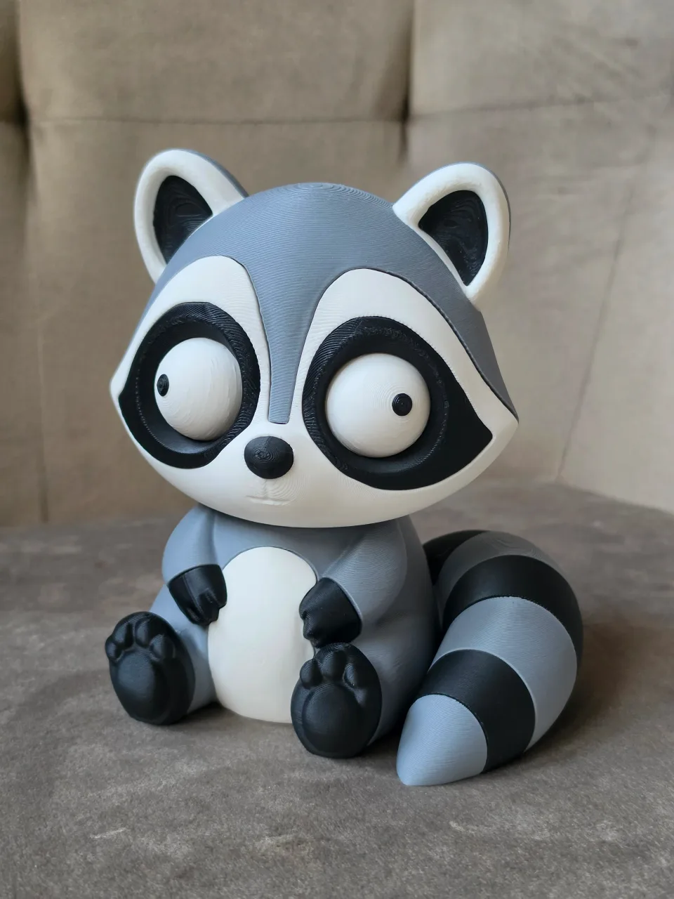 Goofy Rakun - Gözleri Hareketli Şirin Model