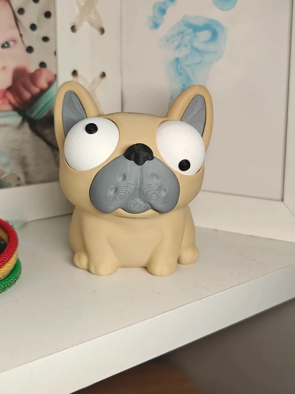 Goofy Fransız Bulldog - Gözleri Hareketli Şirin Model
