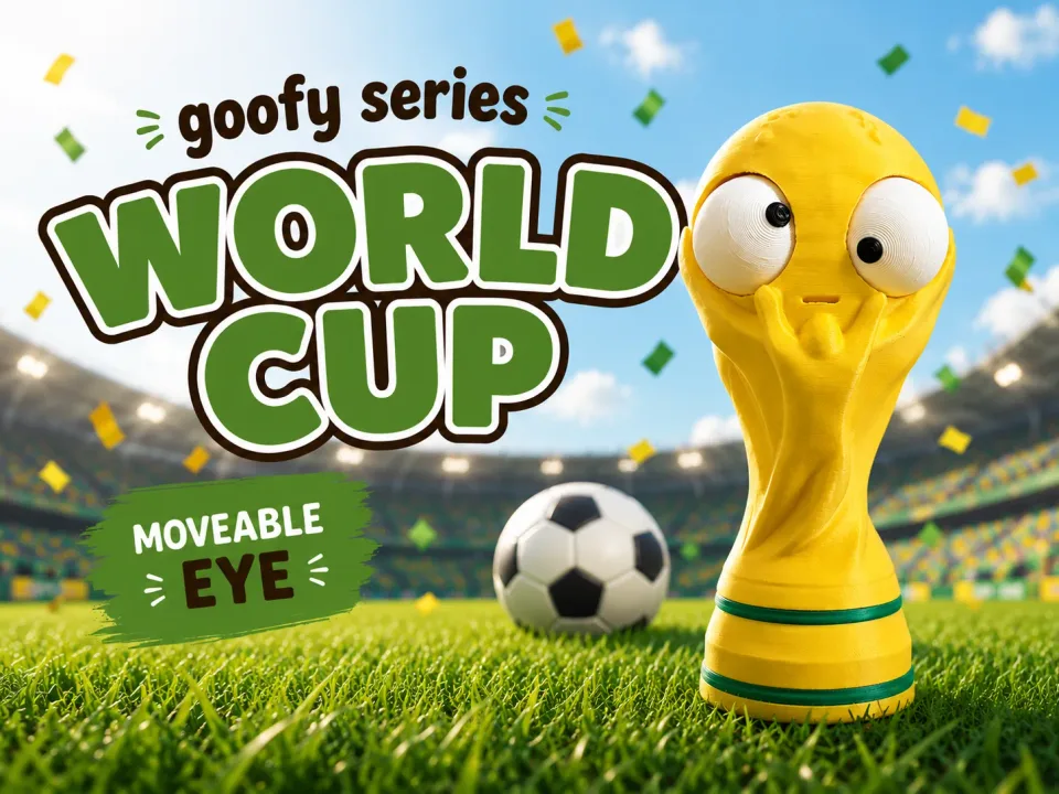 Goofy Dünya Kupası - Gözleri Hareketli Şirin Model