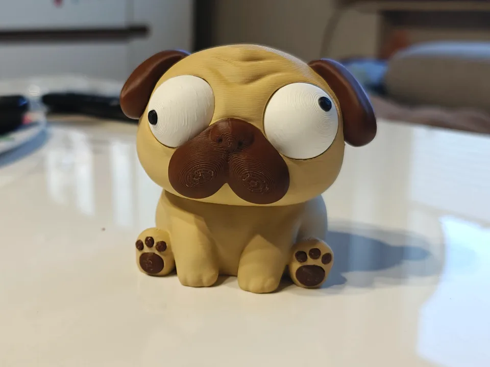 Goofy Pug - Gözleri Hareketli Şirin Model