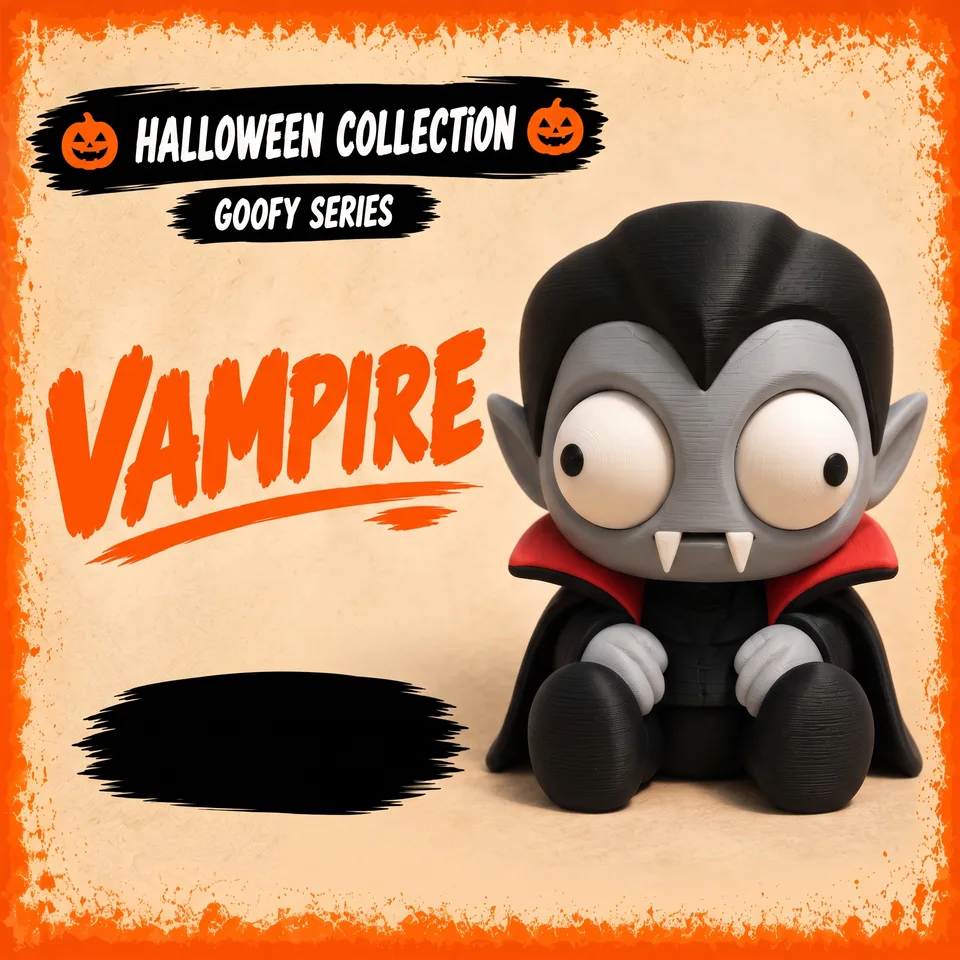 Goofy Vampir - Gözleri Hareketli Şirin Model