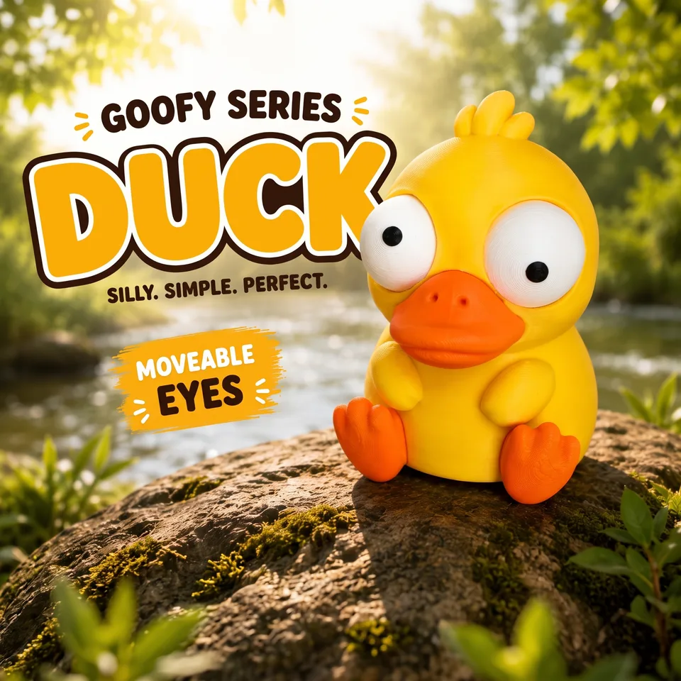 Goofy Ördek - Gözleri Hareketli Şirin Model
