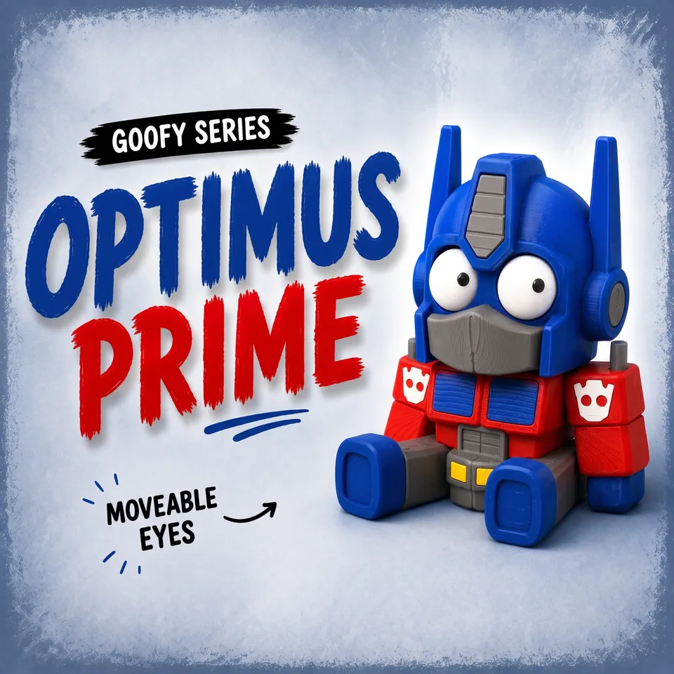 Goofy Optimus Prime - Gözleri Hareketli Şirin Model