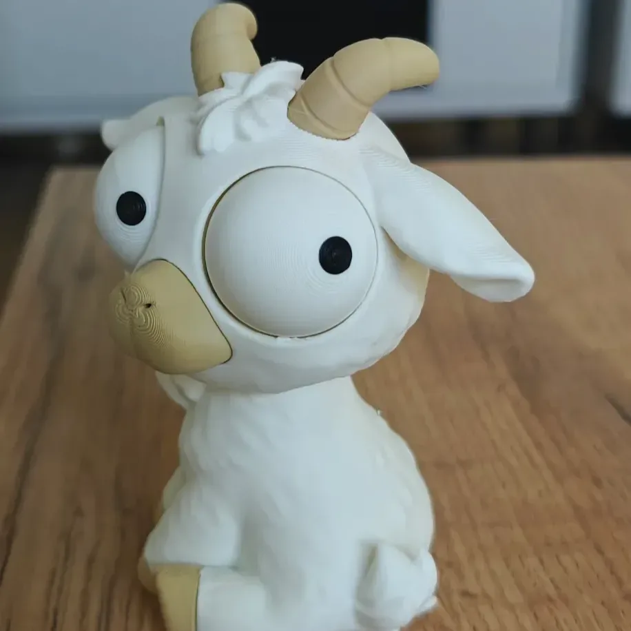 Goofy Keçi - Gözleri Hareketli Şirin Model