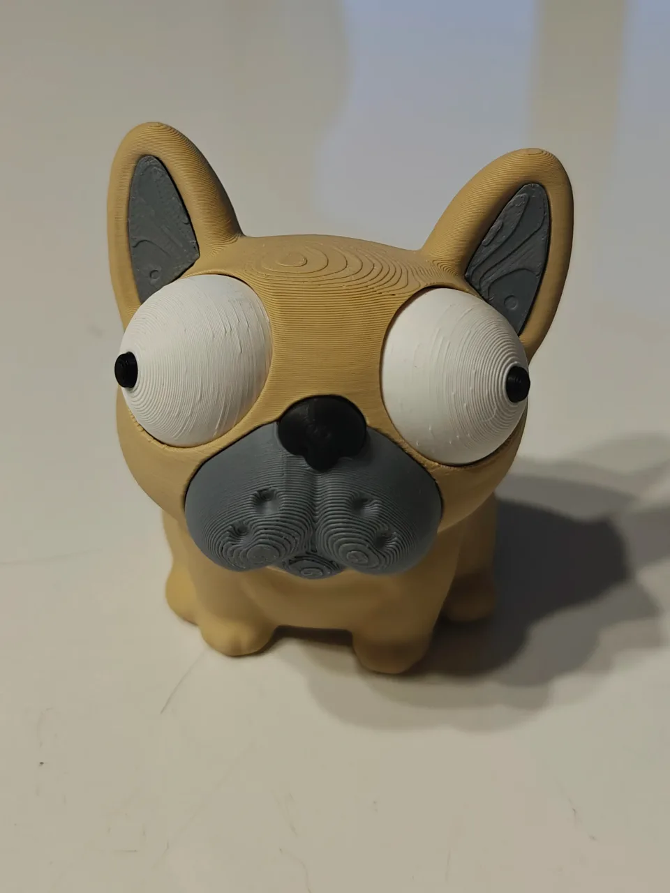 Goofy Fransız Bulldog - Gözleri Hareketli Şirin Model