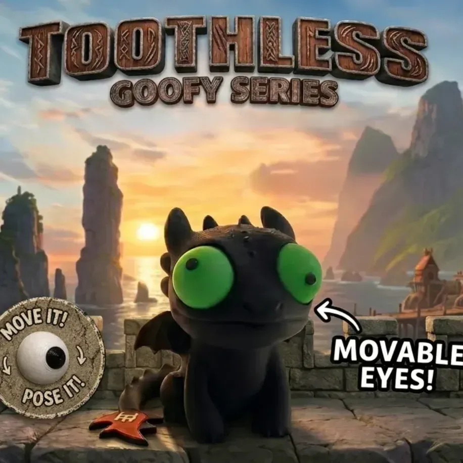 Goofy Dişsiz - Gözleri Hareketli Şirin Model
