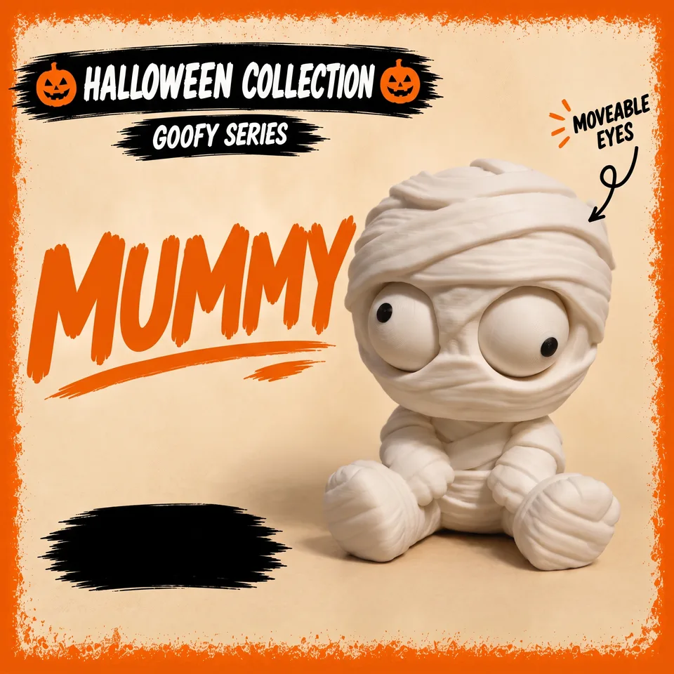 Goofy Mumya - Gözleri Hareketli Şirin Model