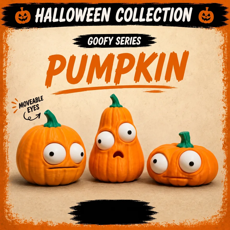 Goofy Balkabakları - Gözleri Hareketli Şirin Model