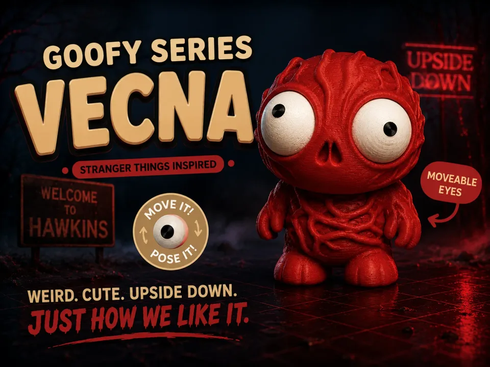 Goofy Vecna - Gözleri Hareketli Şirin Model