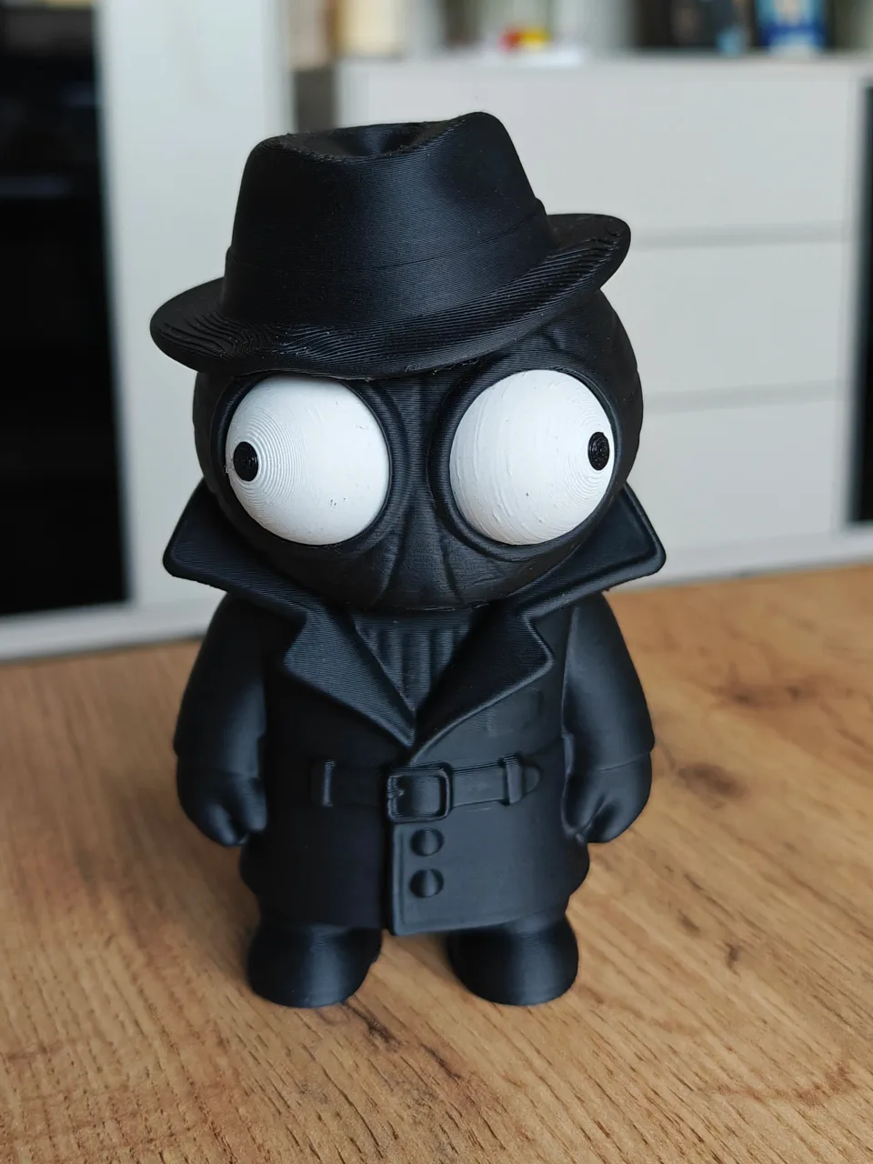 Goofy Spider Noir - Gözleri Hareketli Şirin Model