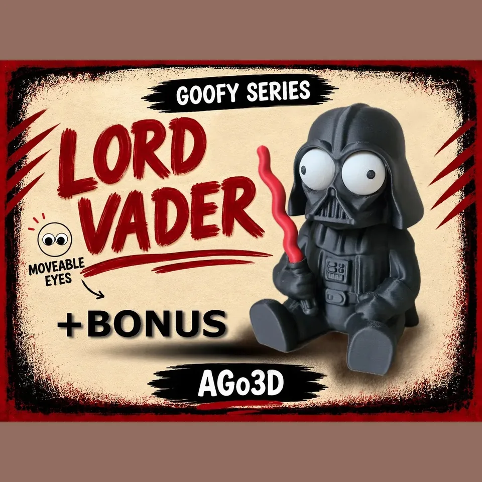 Goofy Darth Vader - Gözleri Hareketli Şirin Model