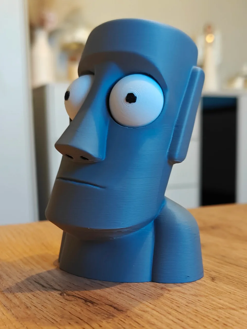 Goofy Moai Heykeli - Gözleri Hareketli Şirin Model