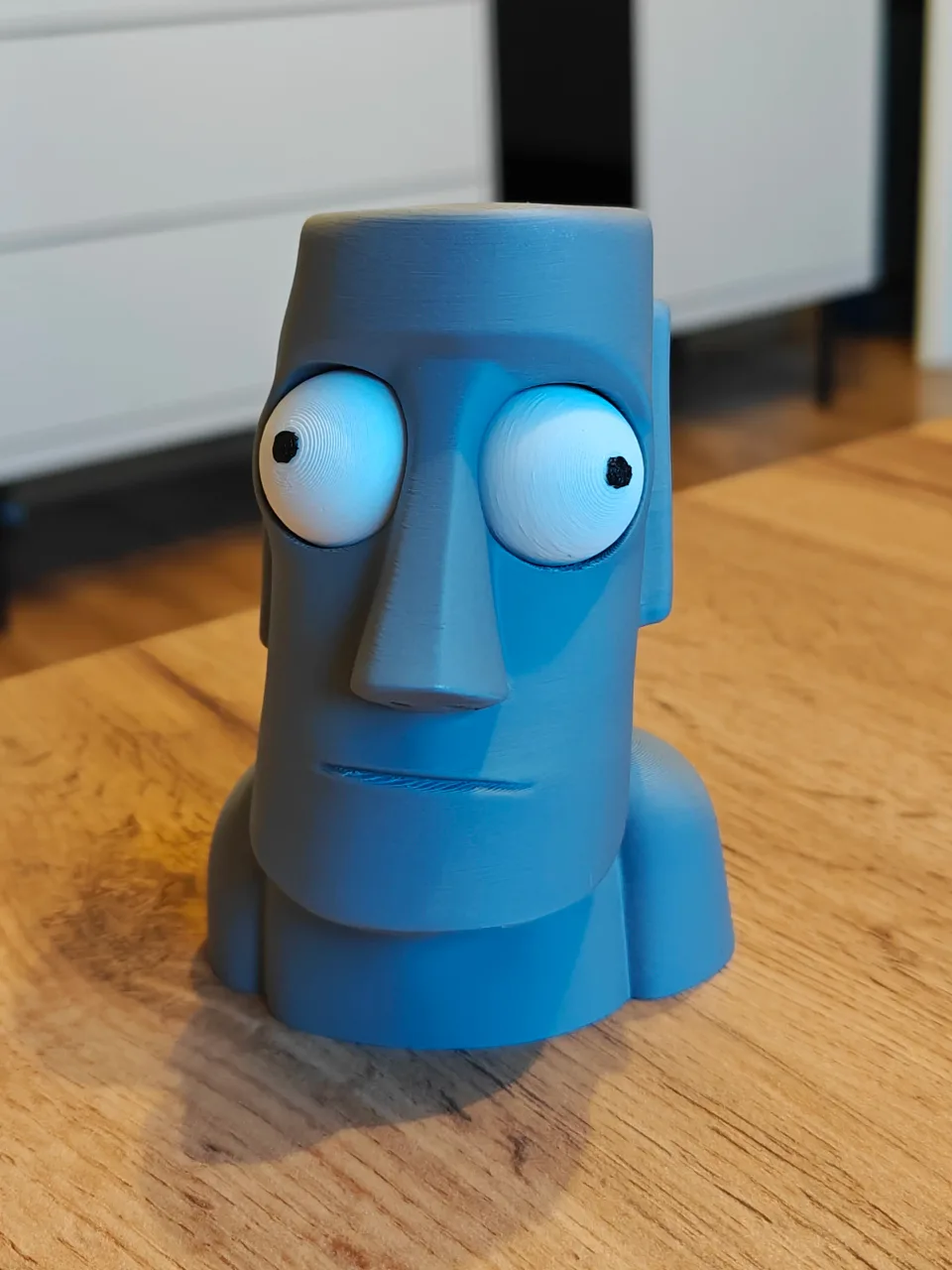 Goofy Moai Heykeli - Gözleri Hareketli Şirin Model