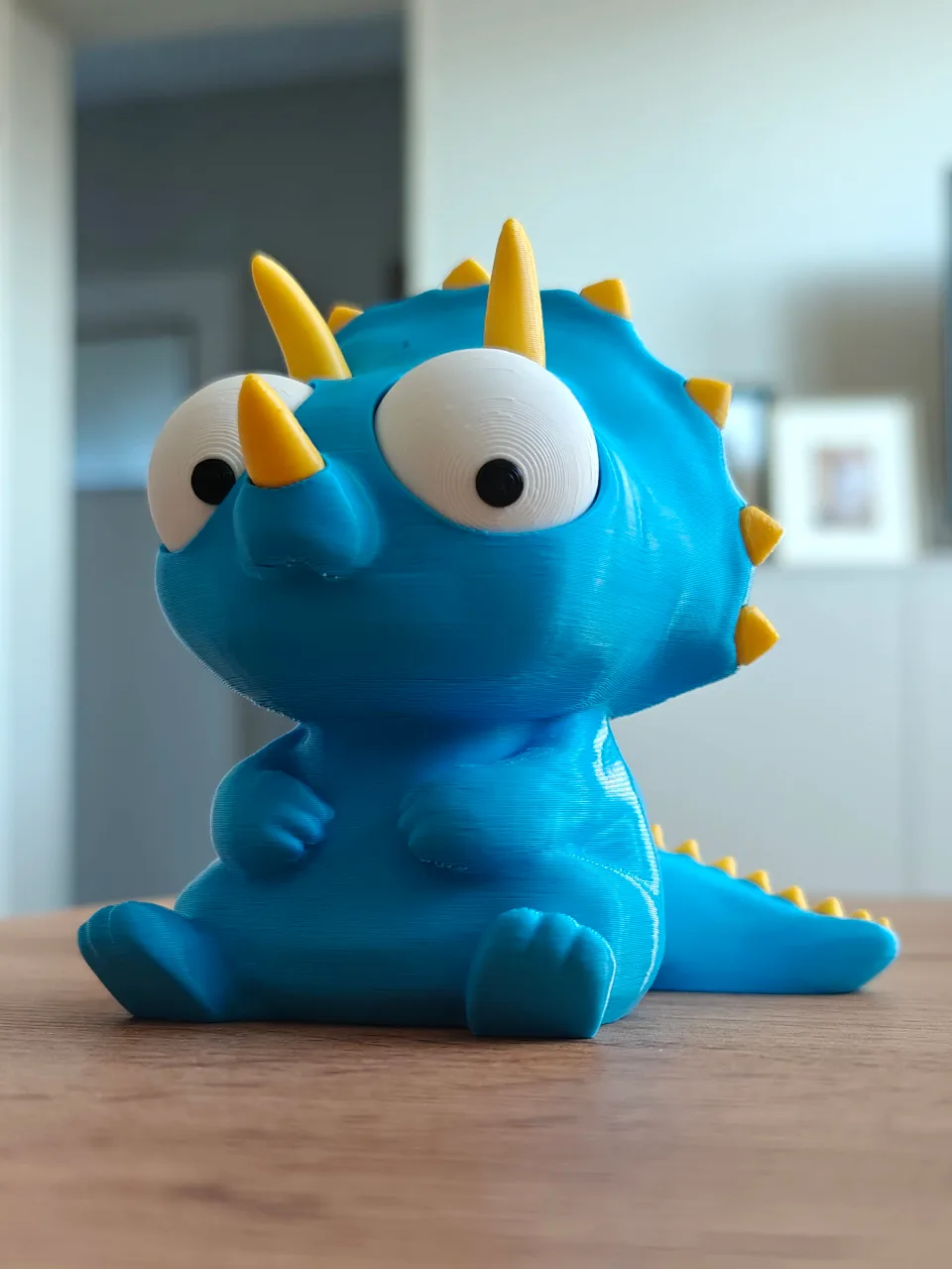 Goofy Triceratops - Gözleri Hareketli Şirin Model