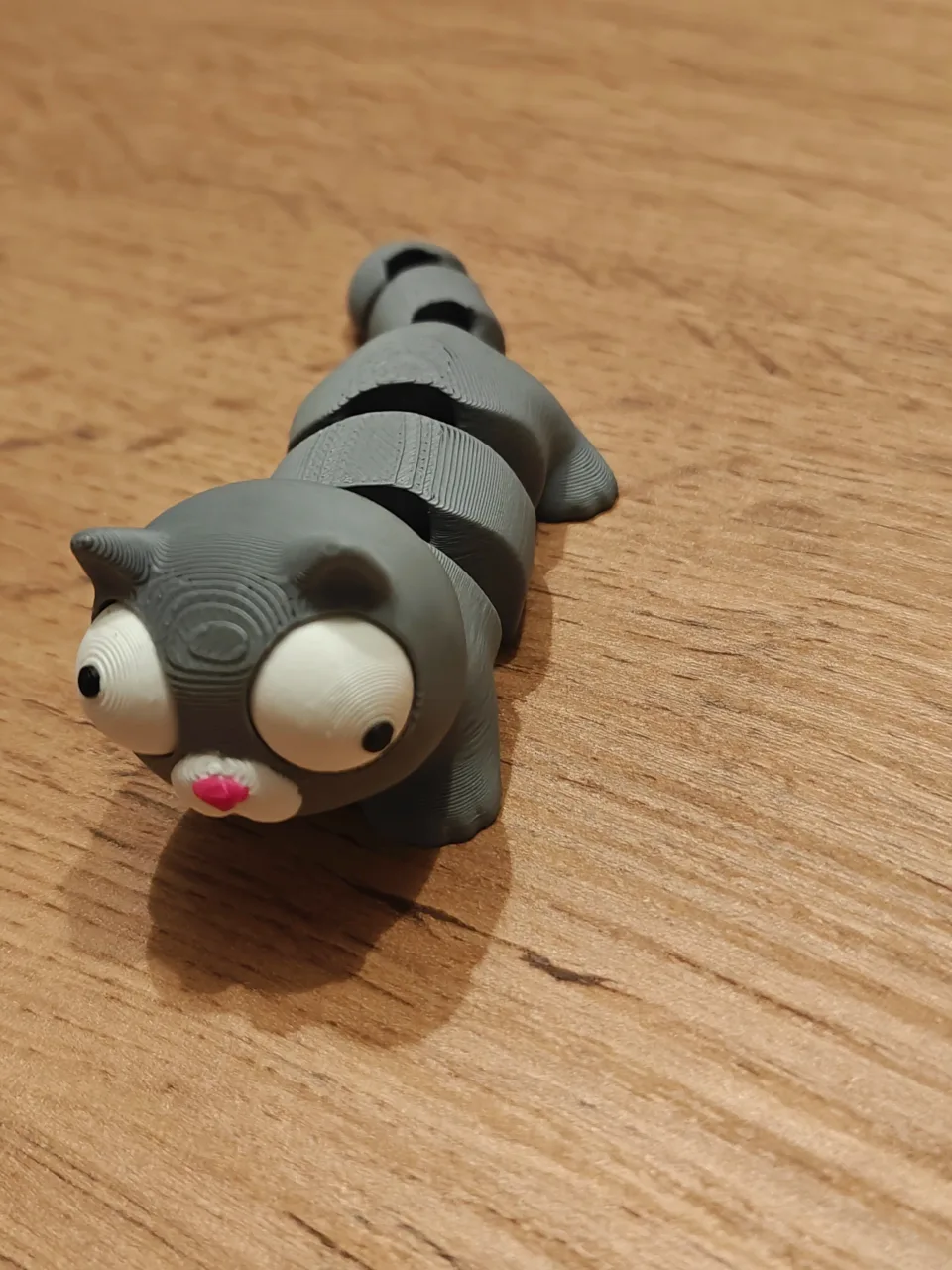 Mini Goofy Flexi Kedi - Gözleri Hareketli Esnek Model
