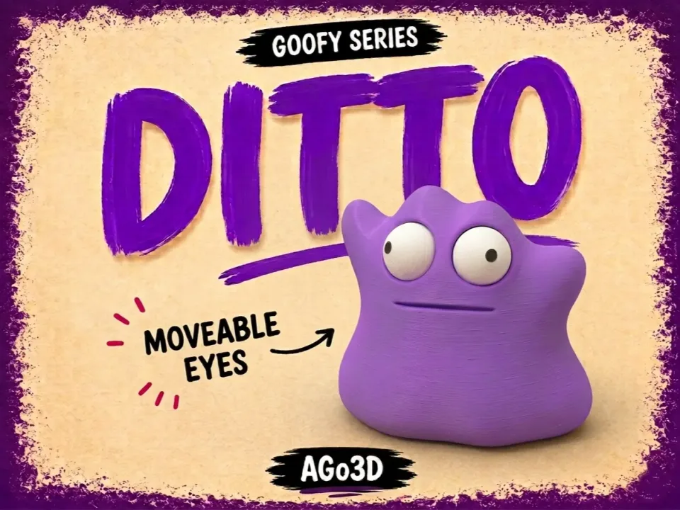 Goofy Ditto - Gözleri Hareketli Şirin Model