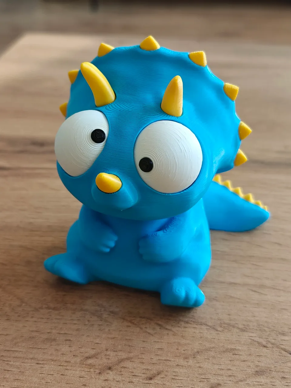 Goofy Triceratops - Gözleri Hareketli Şirin Model