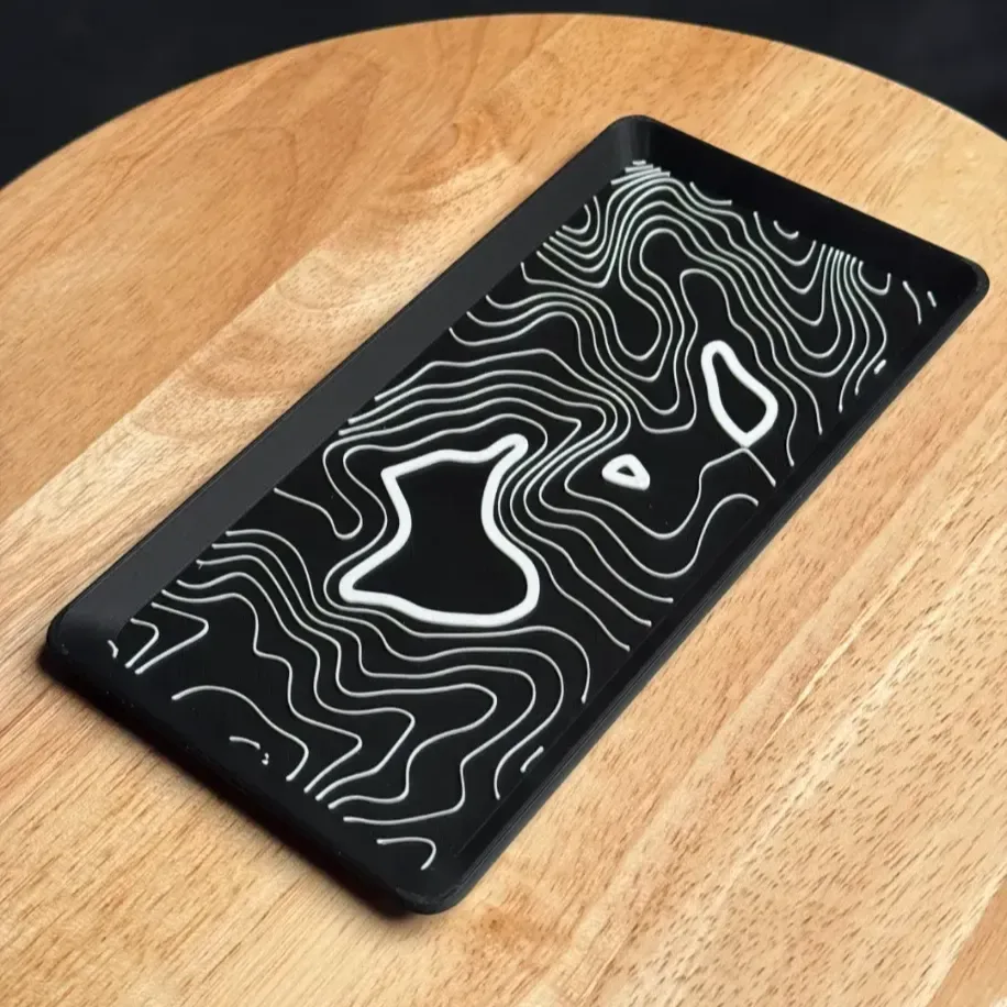 Topografik Tepsi 250x129x12 mm